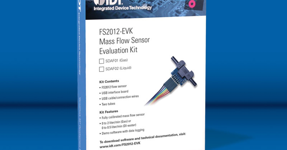 SDAF0x Mass Flow Sensor Evaluation Kit Renesas